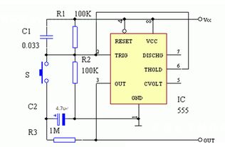 ne555单按键电子开触发后,无法断开